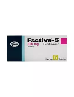 Factive 5 320 mg Caja Con 5 Tabletas RX2