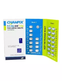 Champix® 0.5mg/1mg (Vareniclina) - 11+14 Tabletas - Pfizer