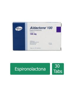 Aldactone 100 De 100 mg Caja Con 30 Tabletas