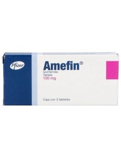 Amefin 100 mg Caja Con 3 Tabletas