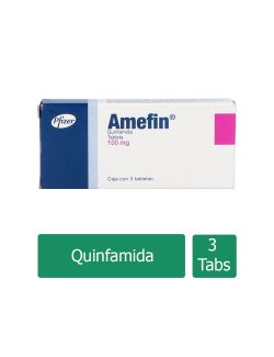 Amefin 100 mg Caja Con 3 Tabletas