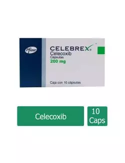 CELEBREX ® 200 mg - Caja con 10 cápsulas | Celecoxib | Pfizer