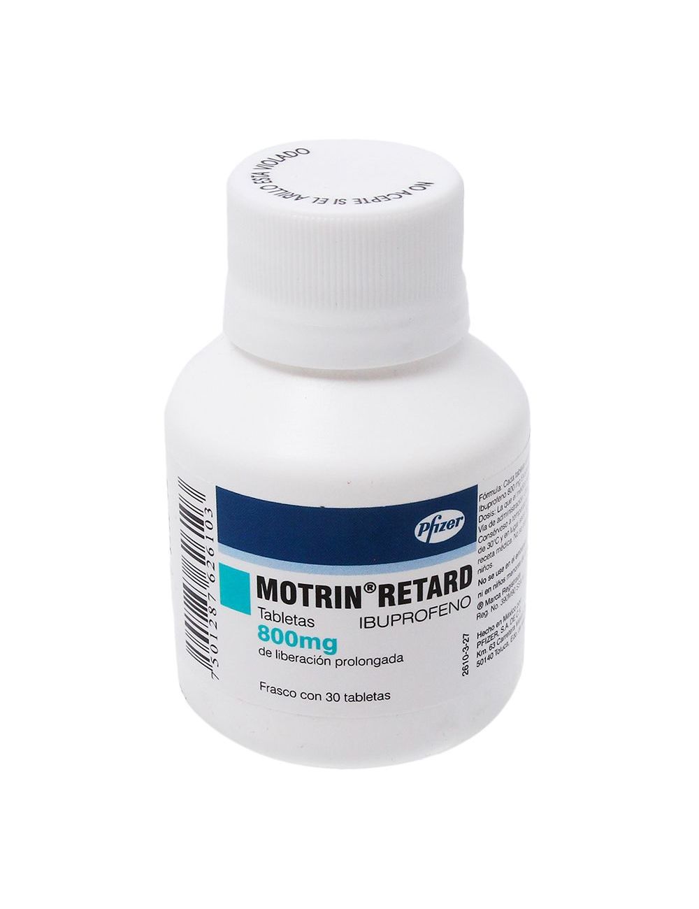 Motrin Retard 800 mg Caja Con 30 Tabletas