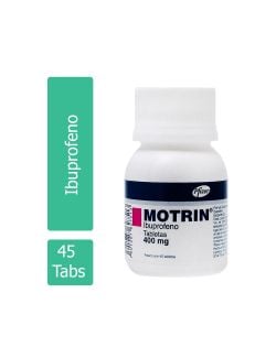 Motrin 400 mg Frasco Con 45 Tabletas