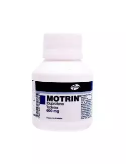 Motrin 600 mg Frasco Con 45 Tabletas