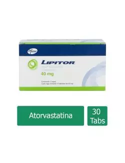 LIPITOR® 40 mg (Atorvastatina) - 30 Tabletas - Pfizer