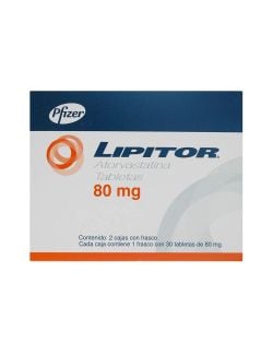 Lipitor 80 mg Caja Con 30 Tabletas