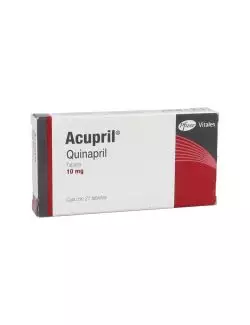 Acupril 10 mg Caja Con 21 Tabletas