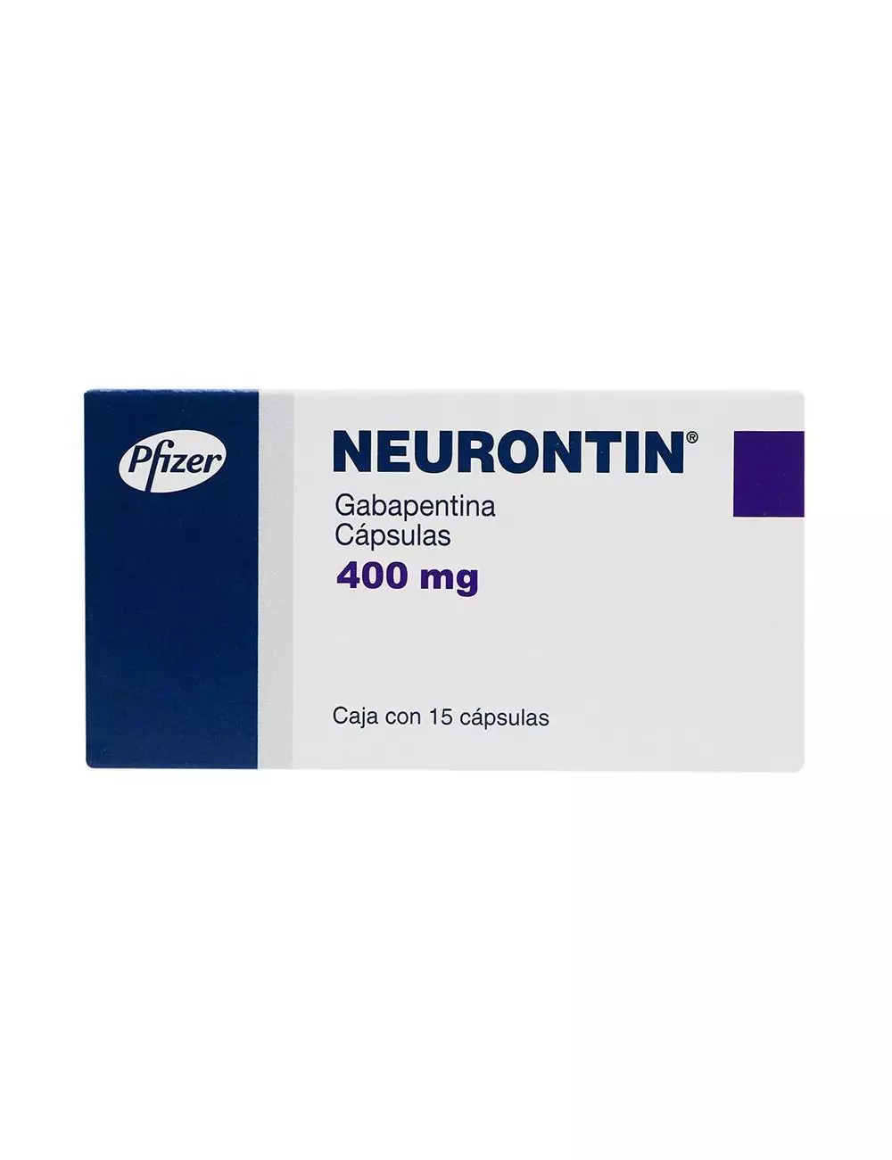 Neurontin 400 mg Caja Con 15 Cápsulas