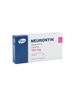 Neurontin 300 mg Caja Con 30 Cápsulas