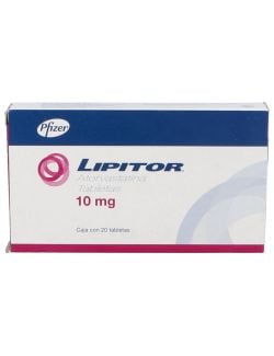 Lipitor 10 mg Caja Con 20 Tabletas