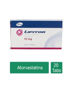 Lipitor 10 mg Caja Con 20 Tabletas