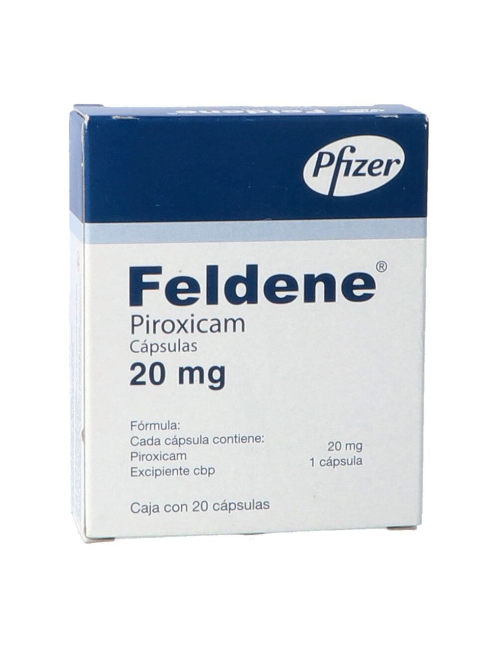 Feldene 20 mg Caja Con 20 Cápsulas