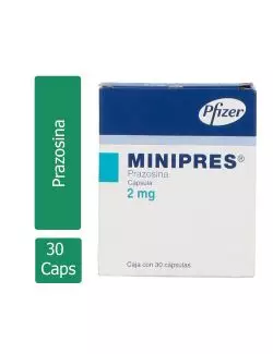 Minipres 2 Mg Caja Con 30 Cápsulas