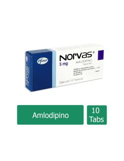 Norvas 5 mg Caja Con 10 Tabletas