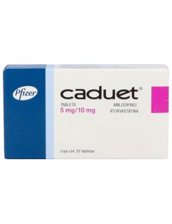 Caduet 5 / 10 mg Caja Con 30 Tabletas