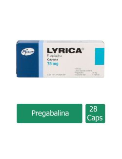 Lyrica 75 mg Caja Con 28 Cápsulas