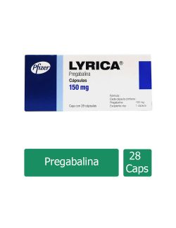 Lyrica 150 mg Caja Con 28 Cápsulas