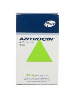 Azitrocin 900 mg (200 mg /5 mL) Polvo Frasco Con 5 mL RX2