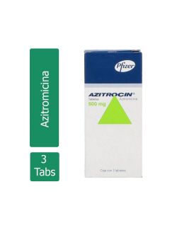 Azitrocin 500 Mg Caja Con 3 Tabletas Recubiertas RX2