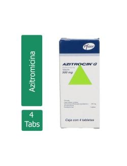 Azitrocin G 500mg  Caja Con 4 Tabletas - RX2