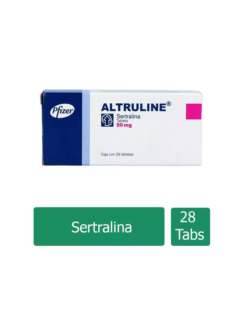 ALTRULINE® 50 mg 28 Tabletas | Sertralina | Pfizer