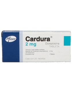 Cardura 2 mg Caja Con 20 Tabletas