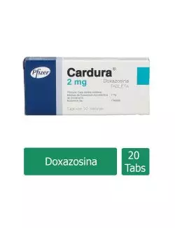 Cardura® 2 mg - Caja con 20 Tabletas | Doxazosina | Pfizer