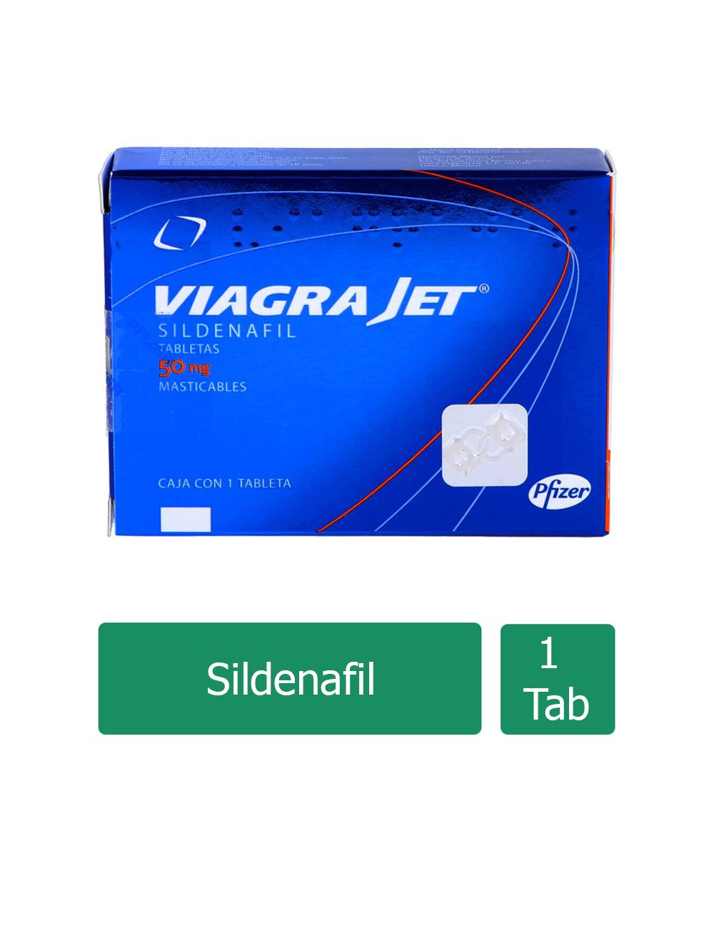 Viagra Jet 50 mg Caja Con 1 Tableta