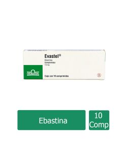 Evastel 10 Mg Caja Con 10 Comprimidos