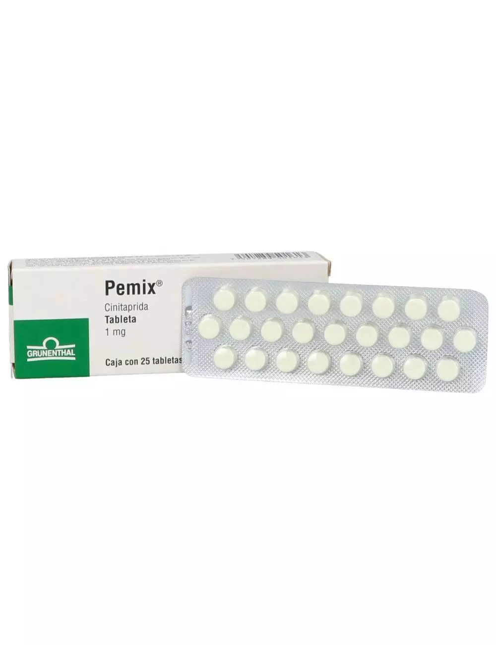 Pemix 1 mg Caja Con 25 Tabletas