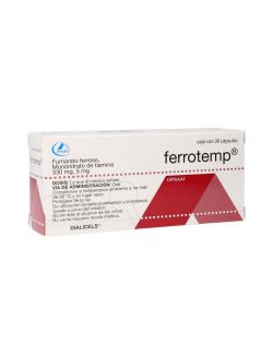 Ferrotemp 330 mg/5 mg Caja Con 30 Cápsulas
