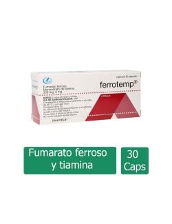 Ferrotemp 330 mg/5 mg Caja Con 30 Cápsulas