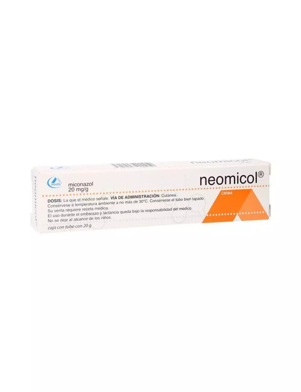 Neomicol 20 mg Caja Con un Tubo Con 20 g