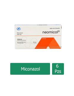Neomicol 250 mg Caja Con 6 Óvulos