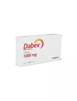 Dabex 1000 mg Caja Con  30 Tabletas