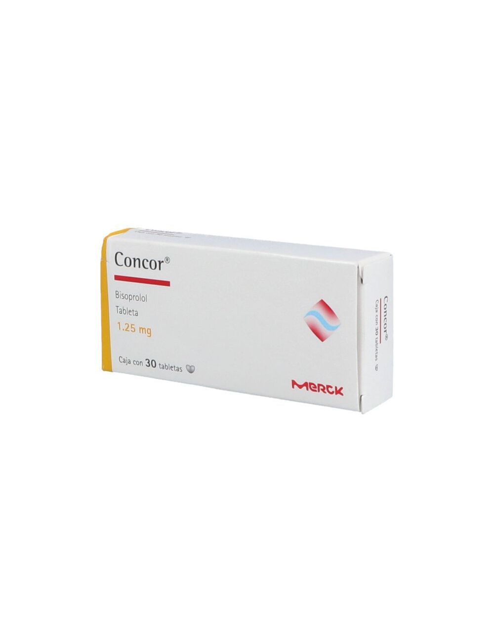 Concor 1.25 Mg Caja Con 30 Tabletas