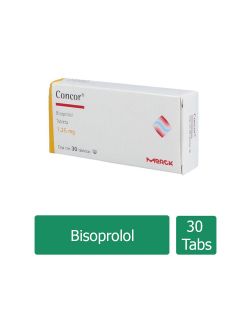 Concor 1.25 Mg Caja Con 30 Tabletas