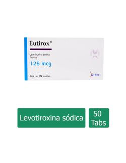 Eutirox 125 mcg Caja Con 50 Tabletas