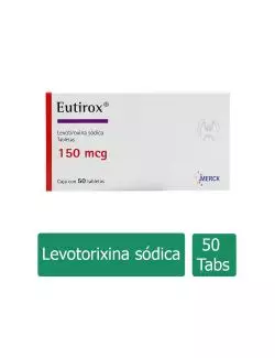 Eutirox® 150 mcg - Caja con 50 Tabletas | Levotiroxina Sódica | Merck