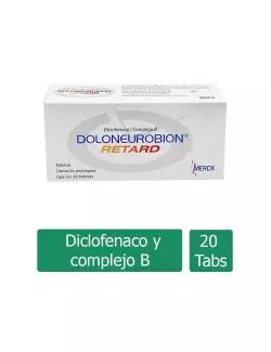 DOLONEUROBION RETARD 100MG / 1MG CAJA X 20 TABLETAS