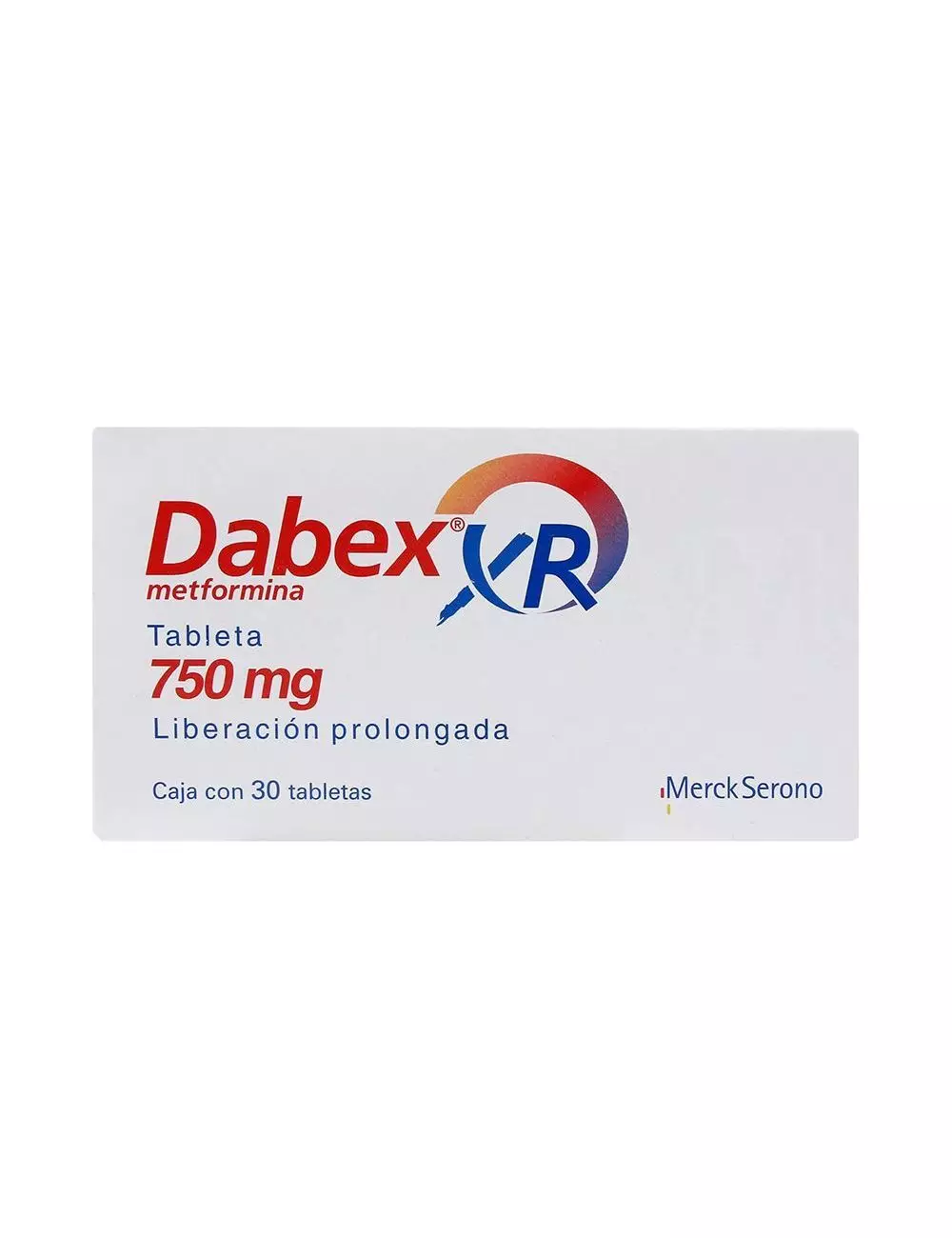 Dabex Xr 750 mg Caja Con 30 Tabletas