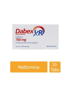 Dabex Xr 750 mg Caja Con 30 Tabletas