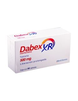 Dabex Xr 500 mg Caja Con 60 Tabletas