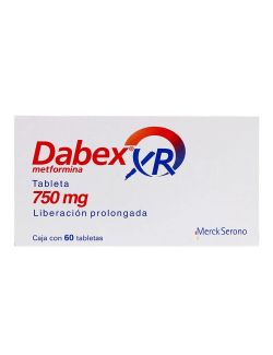 Dabex Xr 750 mg Caja Con 60 Tabletas