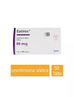 Eutirox 88 Mcg Caja Con 50 Tabletas