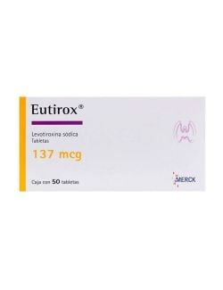 Eutirox 137 mcg Caja Ccon 50 Tabletas
