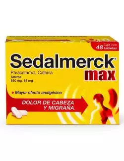 Sedalmerck Max 650 mg/65 mg 48 Tabletas