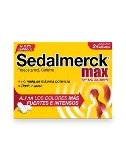 Sedalmerck Max 650 mg / 65 mg Caja Con 24 Tabletas