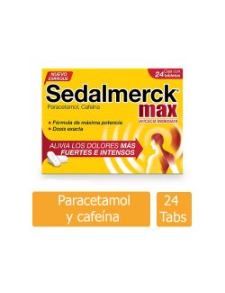 Sedalmerck Max 650 mg / 65 mg Caja Con 24 Tabletas